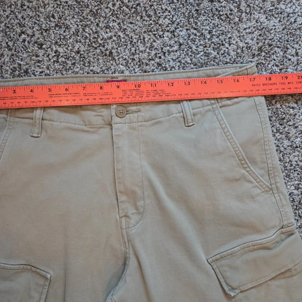 Levi's XX Cargo Taper Pants Khaki Men's Size 34x28 Casual Comfort Multi Pockets